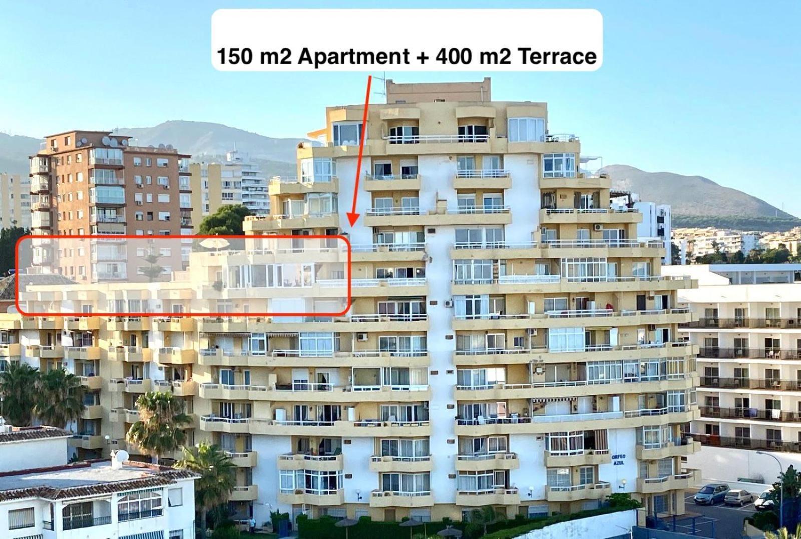 550 M2 Luxury Penthouse - Jacuzzi, Golf & Beach Benalmádena Eksteriør billede