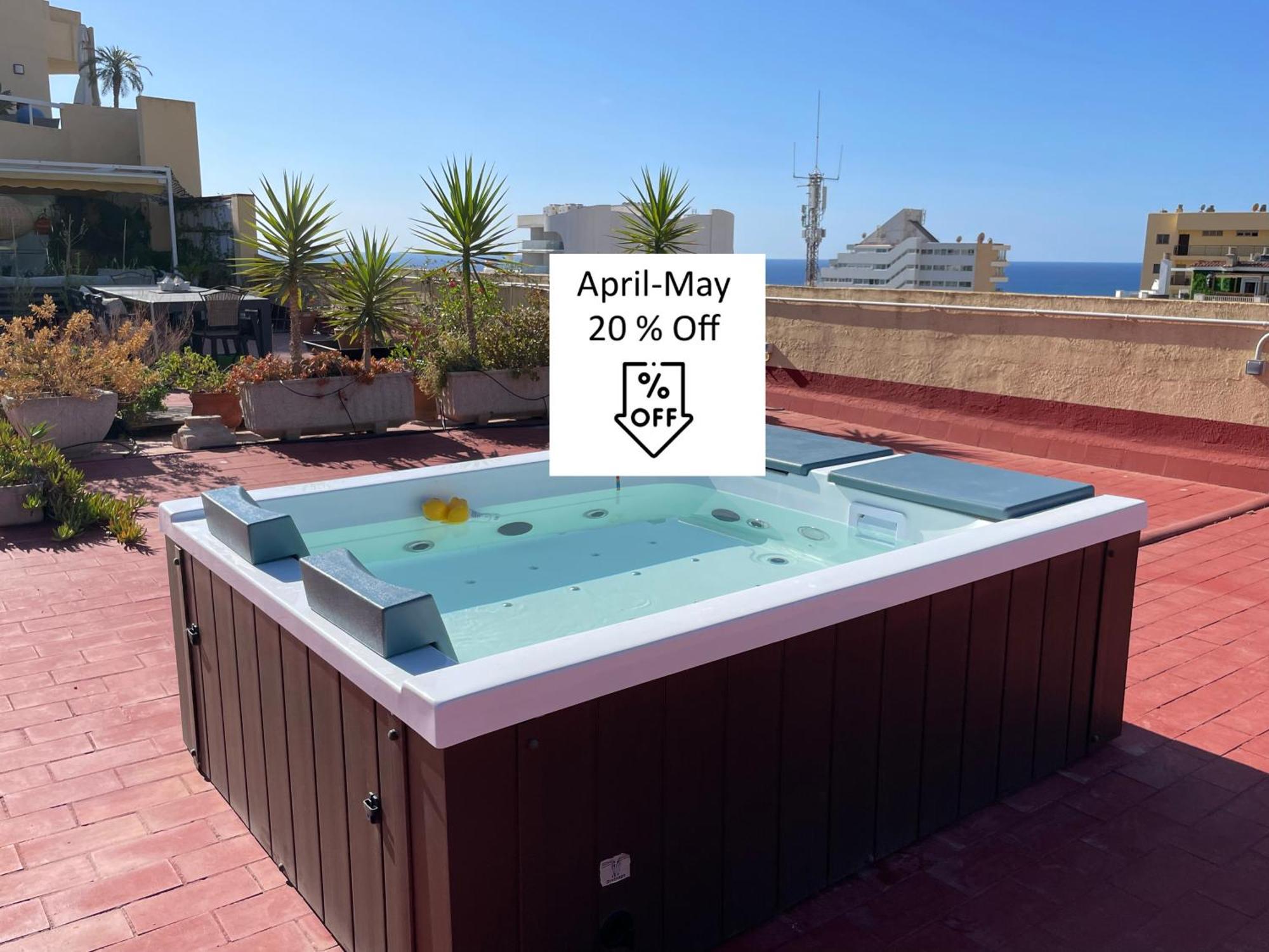 550 M2 Luxury Penthouse - Jacuzzi, Golf & Beach Benalmádena Eksteriør billede